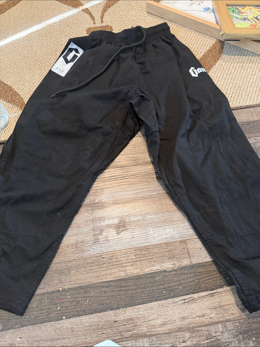 Kids jujitsu size 0 ( like for a 5-6 years old ) black pants